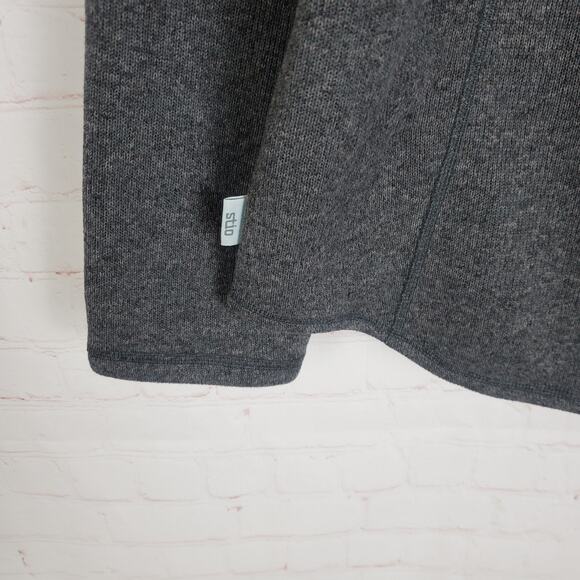 NEW Stio Womens Sweetwater Fleece Jacket XL Abyss Heather Gray Full Zip Knit - Picture 12 of 16